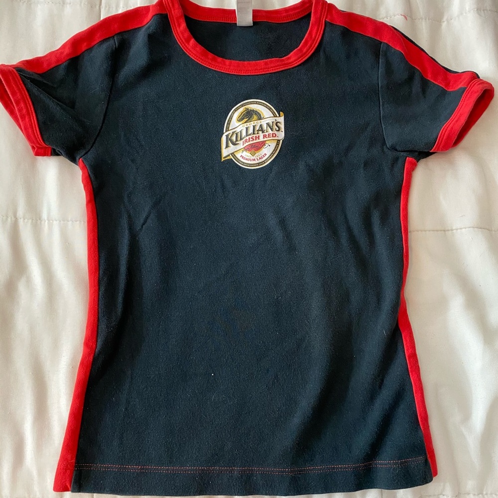 Black and red killians tee